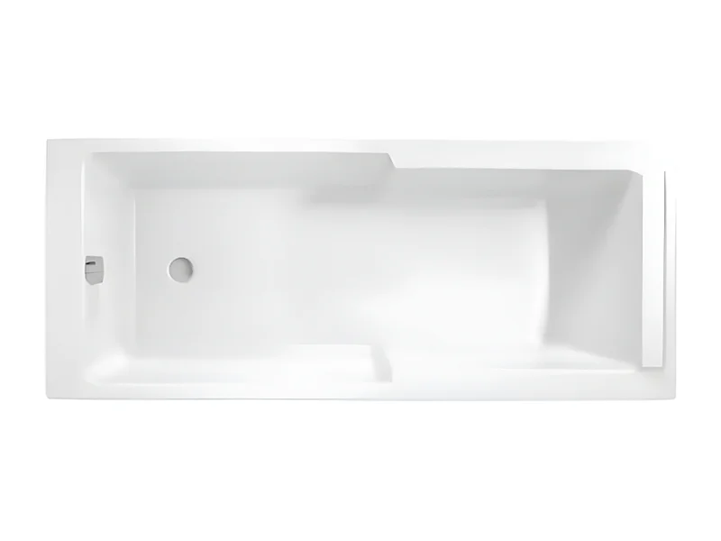 Baignoire bain douche JACOB DELAFON Struktura compacte Acrylique renforcé 170 x 70