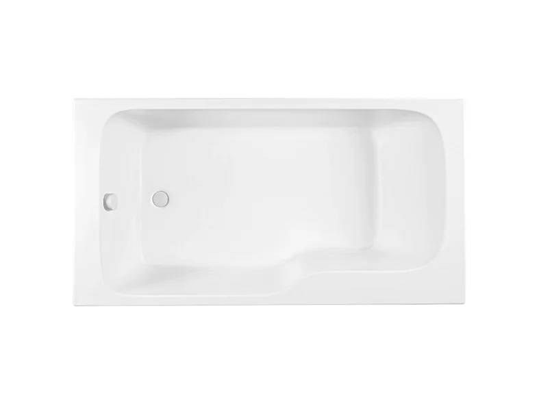 Baignoire bain douche JACOB DELAFON Malice, version gauche Blanc brillant 170 x 90