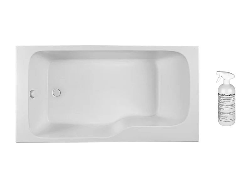 Baignoire bain douche JACOB DELAFON Malice antidérapante + nettoyant 160 x 85 version gauche
