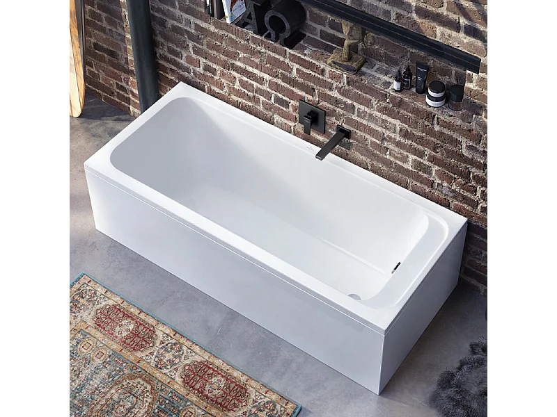 Baignoire droite 140 X 70 VILLEROY ET BOCH Architectura acrylique