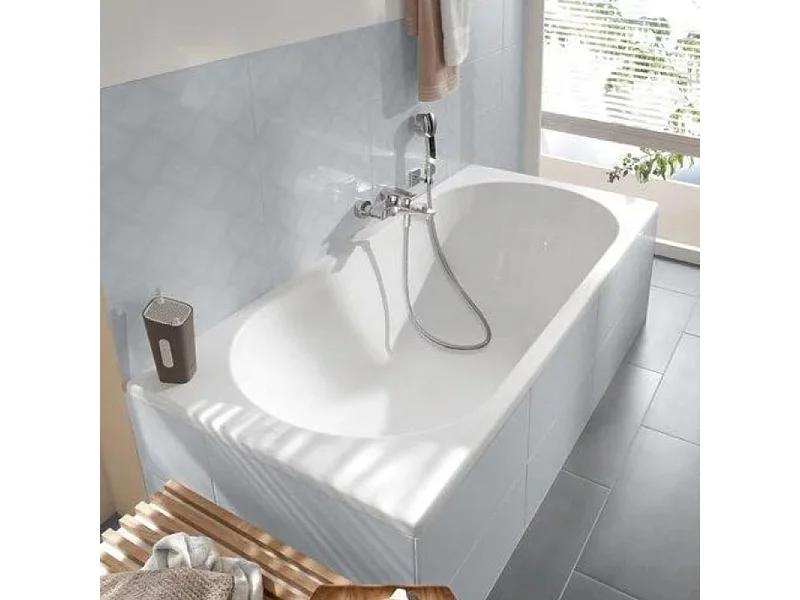 Baignoire droite 180 X 80 VILLEROY ET BOCH O Novo Duo acrylique