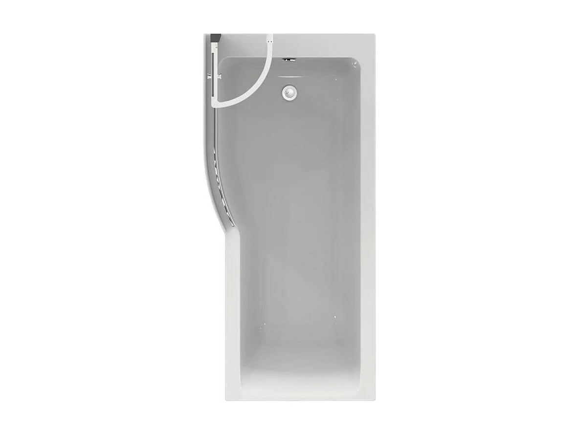 Ideal Standard baignoire pour bain/douche 170 x 80 asymétrique Connect Air gauche blanc