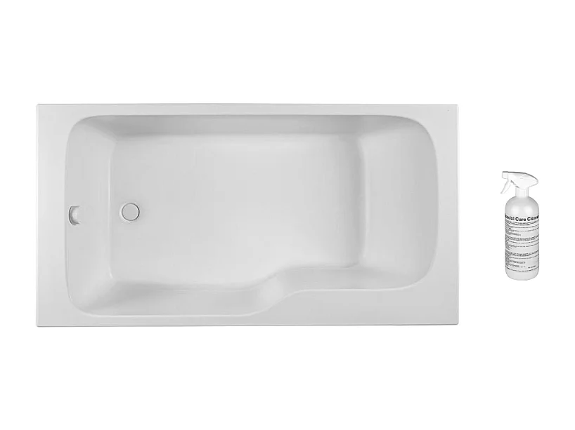 Baignoire bain douche JACOB DELAFON Malice + nettoyant 160 x 85, version gauche
