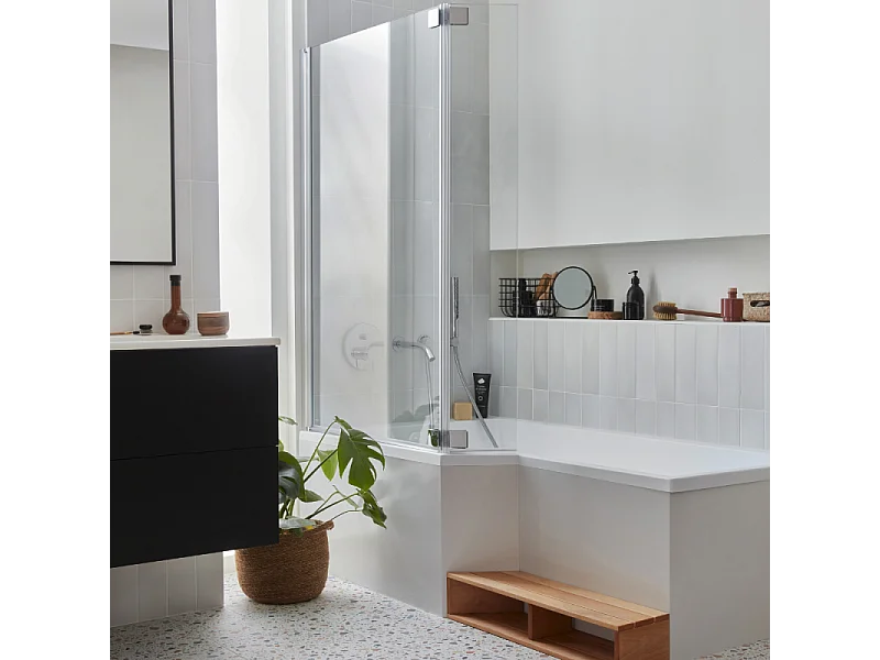 Baignoire bain douche 160 x 90 JACOB DELAFON Neo version gauche + tablier