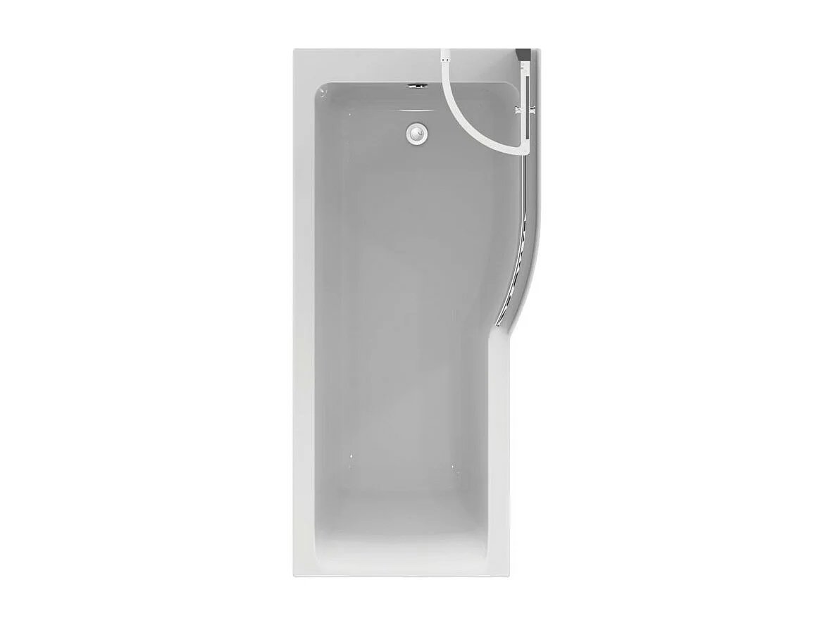 Ideal Standard baignoire pour bain douche170x80 asymétrique Connect Air droite blanc