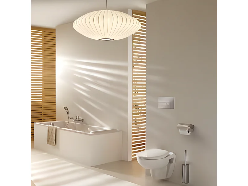 Baignoire bain douche JACOB DELAFON Struktura + pare bain + étagère 170 X 75