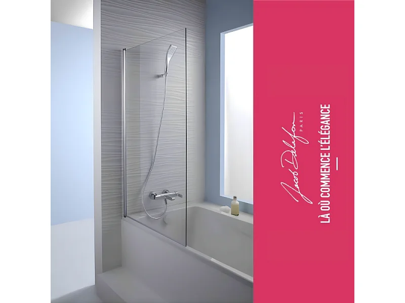 Baignoire bain douche JACOB DELAFON Struktura + pare bain + étagère 170 X 75