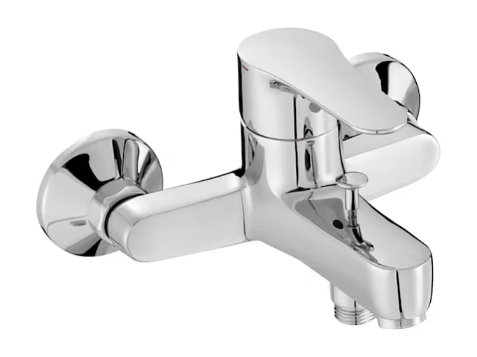 Pack baignoire droite 150 x 70 cm JACOB DELAFON Corvette + mitigeur + barre + pommeaux