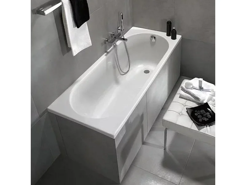Baignoire droite 170 X 75 VILLEROY ET BOCH O Novo Solo acrylique