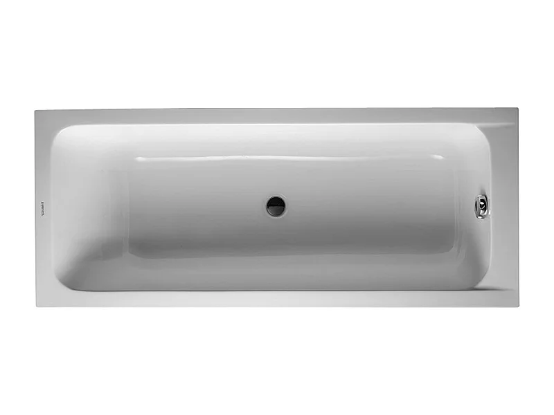 Baignoire droite 170x75 DURAVIT D-Code bonde au centre