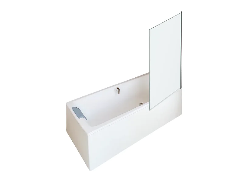 Pack baignoire droite JACOB DELAFON Odéon Up + pare bain 1 volet + tablier + vidage