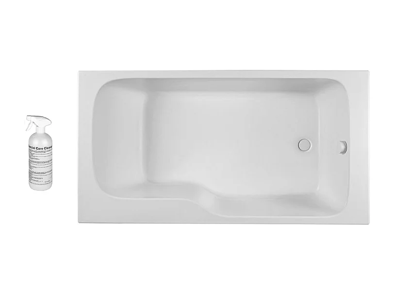 Baignoire bain douche JACOB DELAFON Malice + nettoyant 160 x 85, version droite