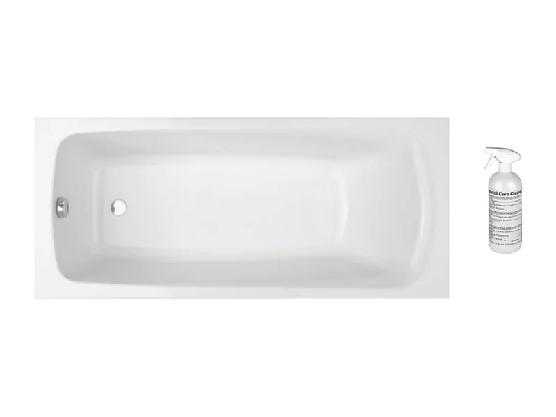 Baignoire droite 170 X 75 JACOB DELAFON Brive en acrylique renforcé + nettoyant