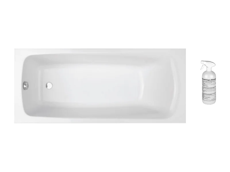 Baignoire droite 170 X 75 JACOB DELAFON Brive en acrylique renforcé + nettoyant