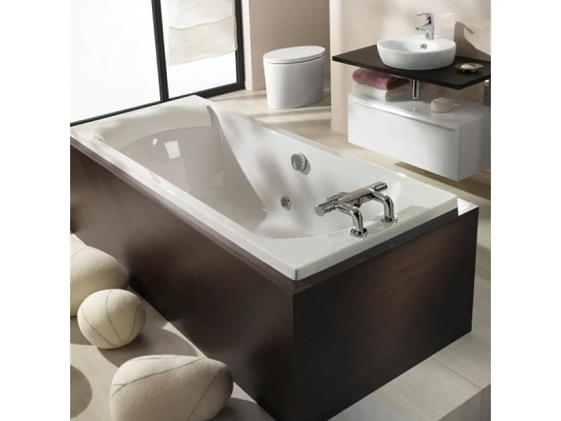 JACOB DELAFON Baignoire droite 180 X 80 Ove acrylique avec nettoyant