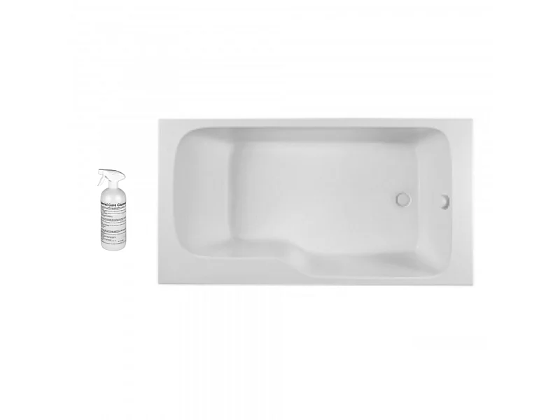 Baignoire bain douche JACOB DELAFON Malice + nettoyant 170 x 90, version droite