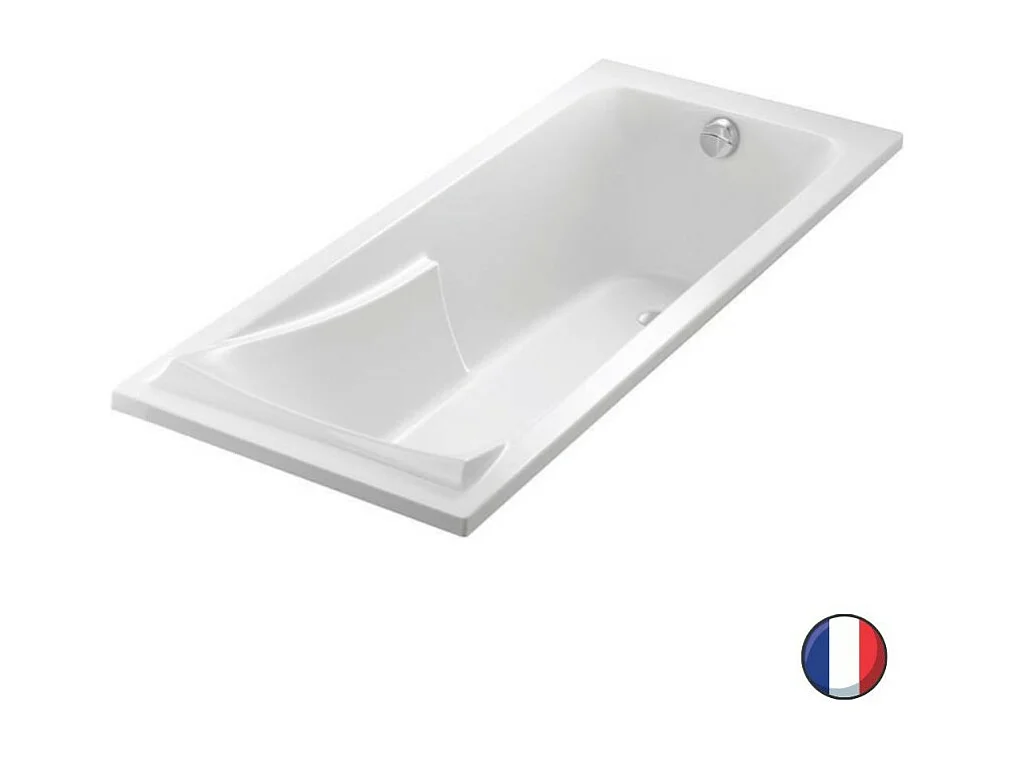 Baignoire droite JACOB DELAFON Corvette confort Acrylique renforcé 170 x 70