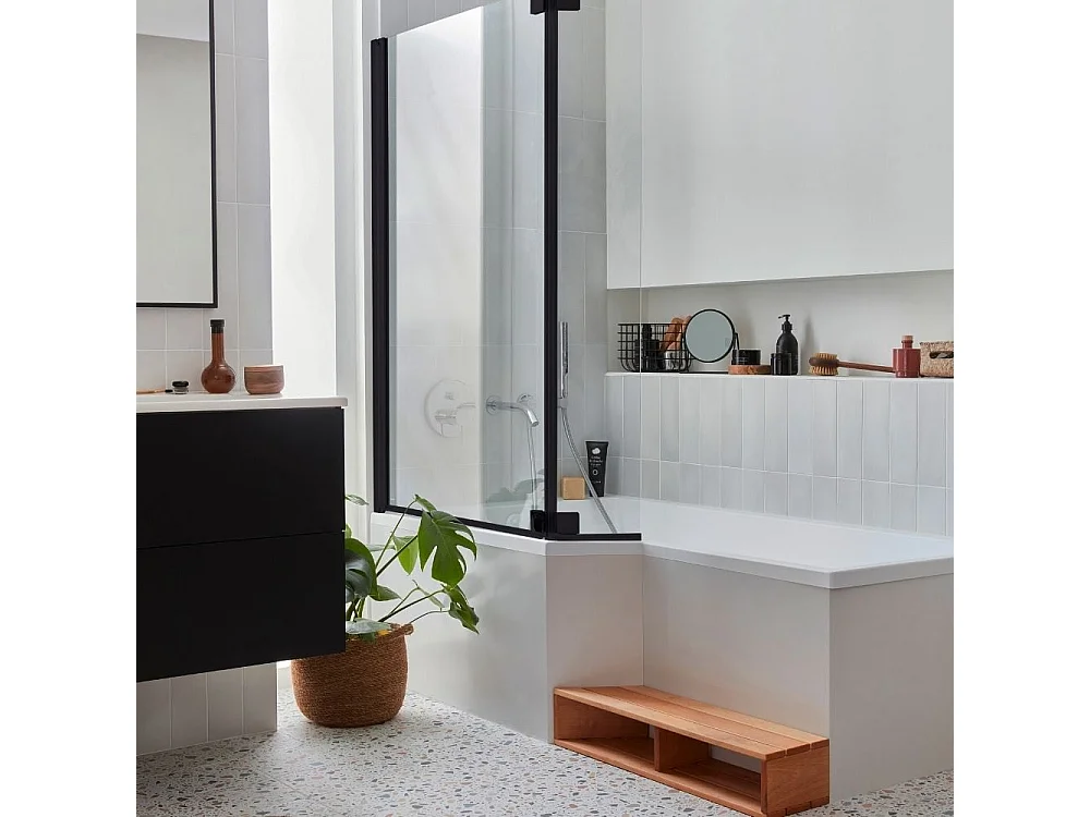 Baignoire bain douche 170 x 90 cm JACOB DELAFON Neo blanc brillant gauche