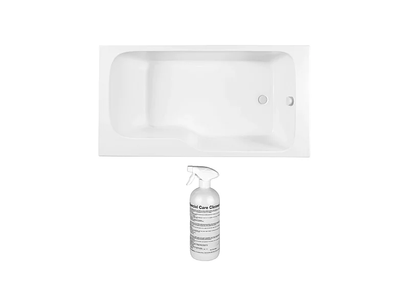 Baignoire bain douche JACOB DELAFON Malice antidérapante + nettoyant 160 x 85 version droite