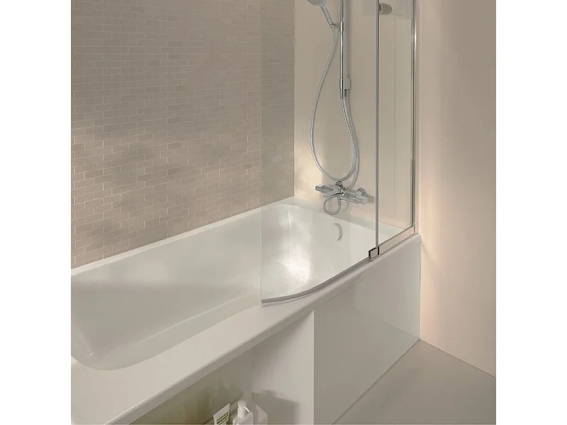 Baignoire bain douche JACOB DELAFON Malice, version droite Blanc brillant 170 x 90