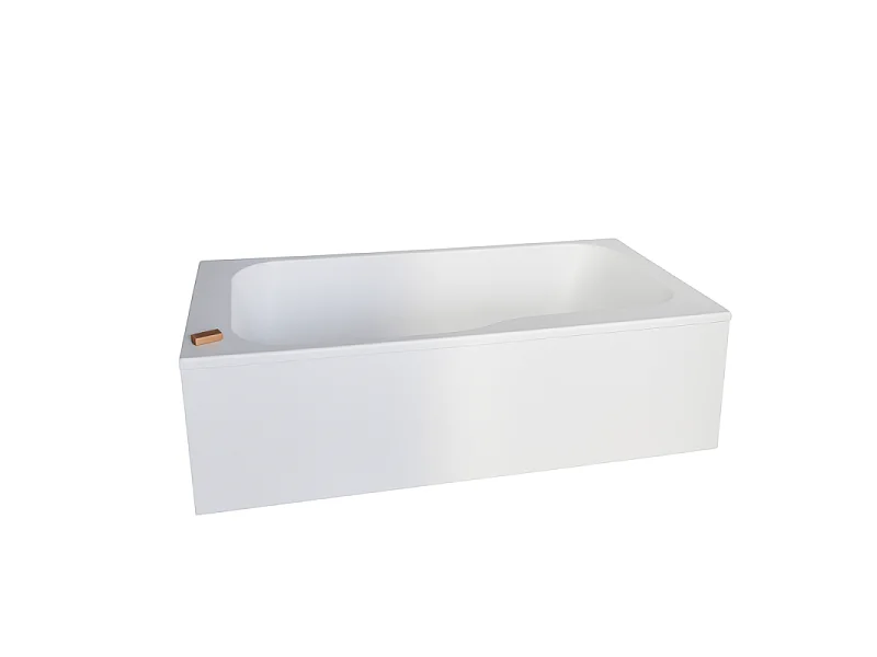 Baignoire bain douche JACOB DELAFON Malice antidérapante + tablier niche 170 x 90 version gauche