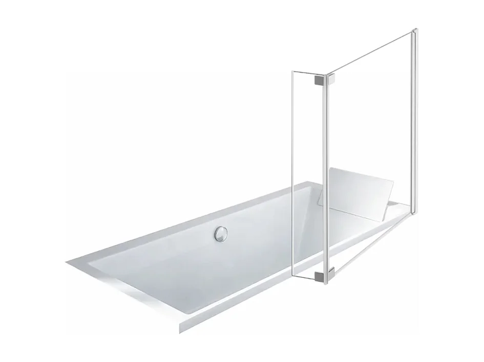 Baignoire droite 170 x 70 JACOB DELAFON Evok, deux places + pare bain