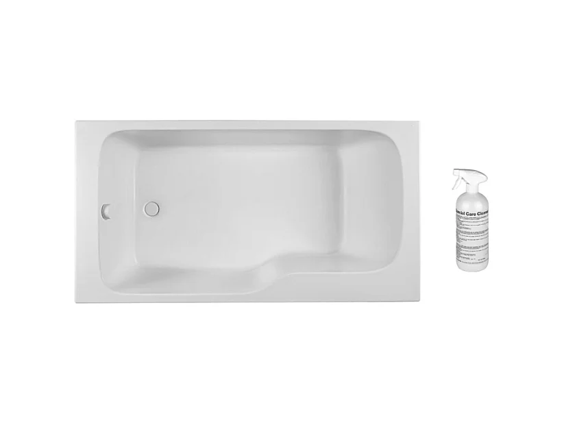 Baignoire bain douche JACOB DELAFON Malice antidérapante + nettoyant 170 x 90 version gauche