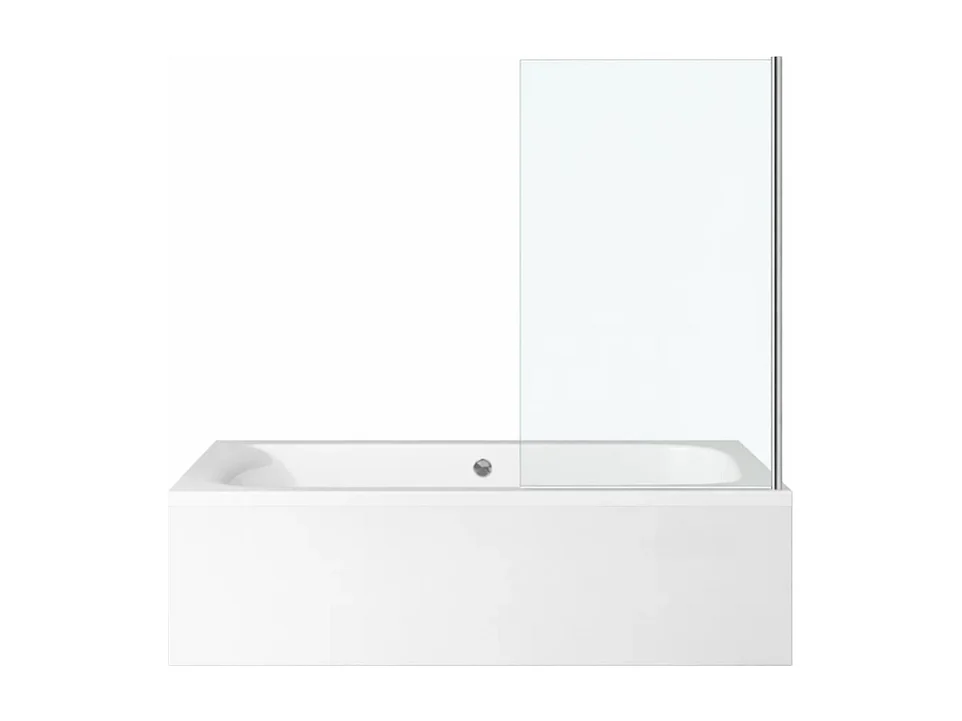 Pack baignoire droite 180 X 80 JACOB DELAFON Ove + pare bain chromé