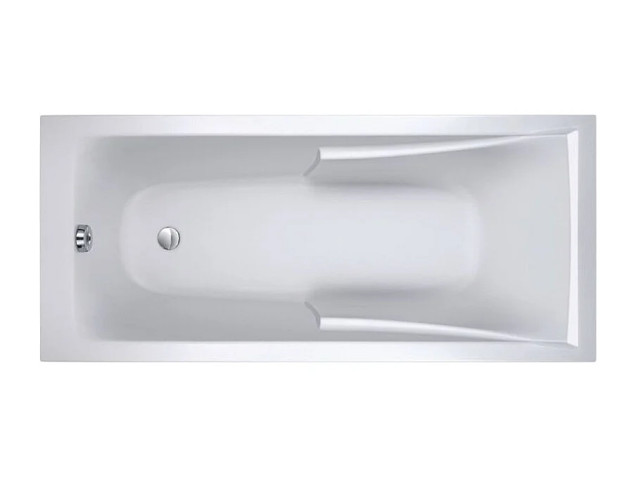 Lot baignoire droite 150 X 70 JACOB DELAFON Corvette + pare bain 2 volets chromé