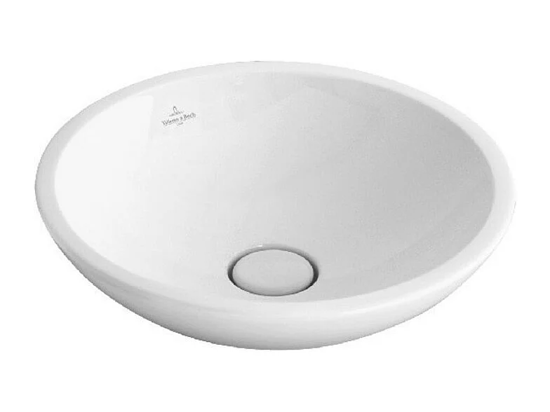Vasque ronde à poser avec trop plein 43 cm VILLEROY ET BOCH Loop & Friends Blanc CeramicPlus