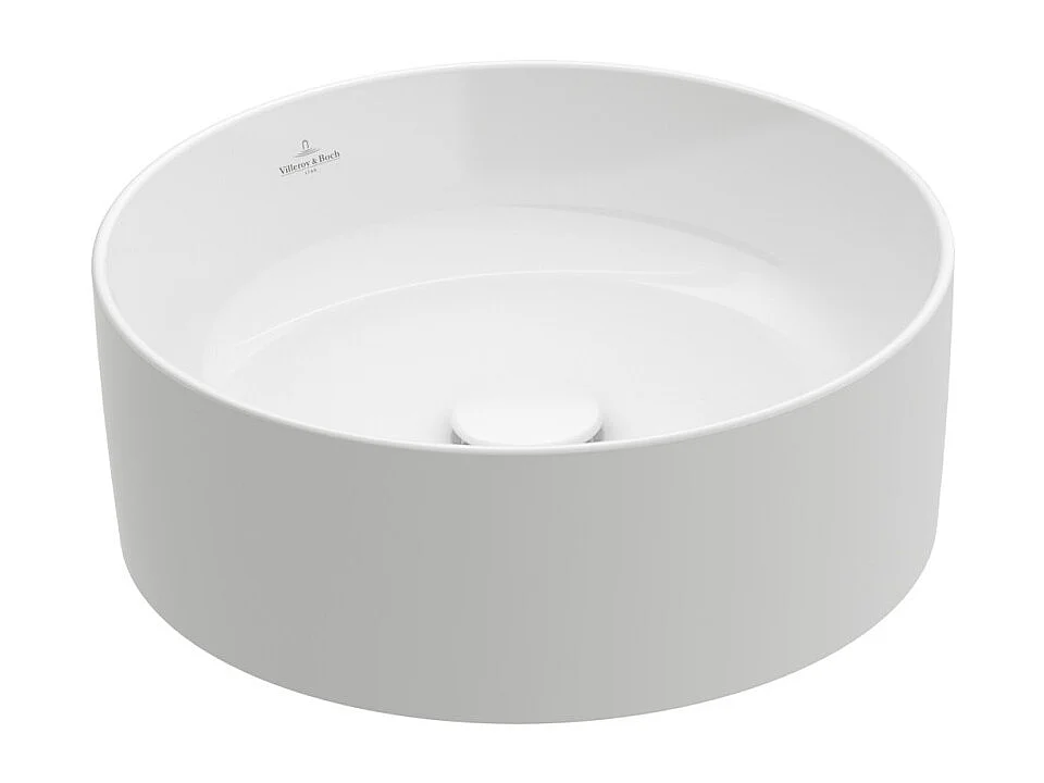 Vasque a poser ronde VILLEROY ET BOCH Collaro Stone White CeramicPlus