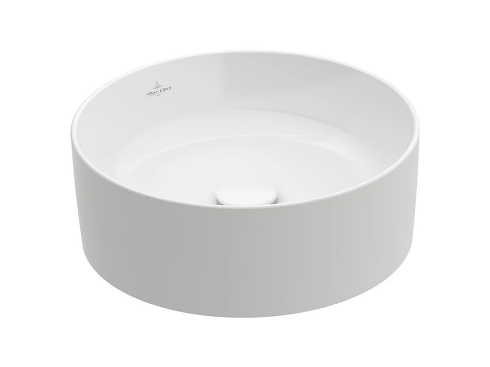 Vasque a poser ronde VILLEROY ET BOCH Collaro Stone White CeramicPlus