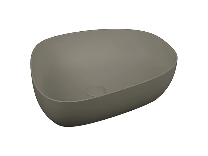 Vasque à poser asymetrique VITRA Outline - vison mat