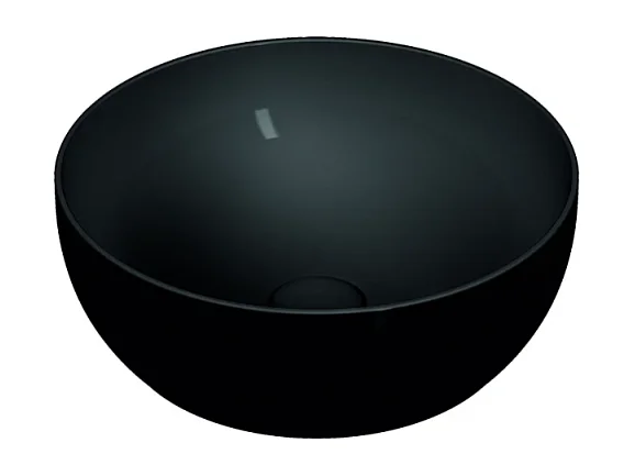 Vasque à poser ronde VITRA Outline - Noir mat