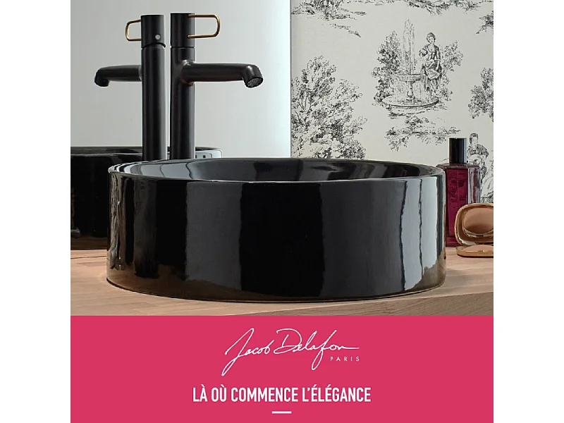 Vasque à poser JACOB DELAFON Vox noir brillant