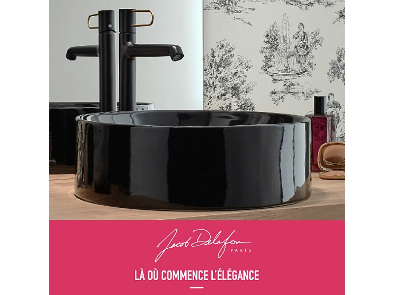 Vasque à poser JACOB DELAFON Vox noir brillant
