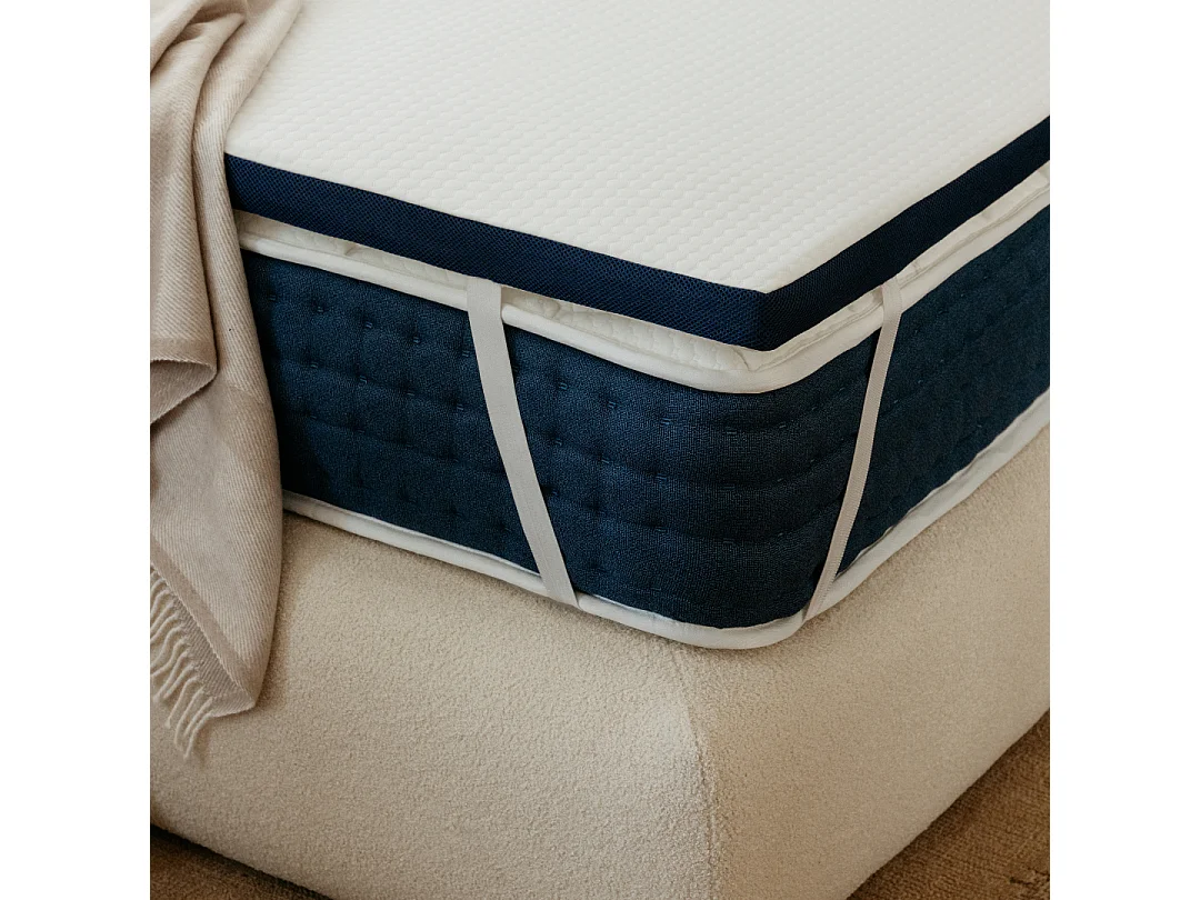 Surmatelas mémoire de forme 200x200 épais 5cm