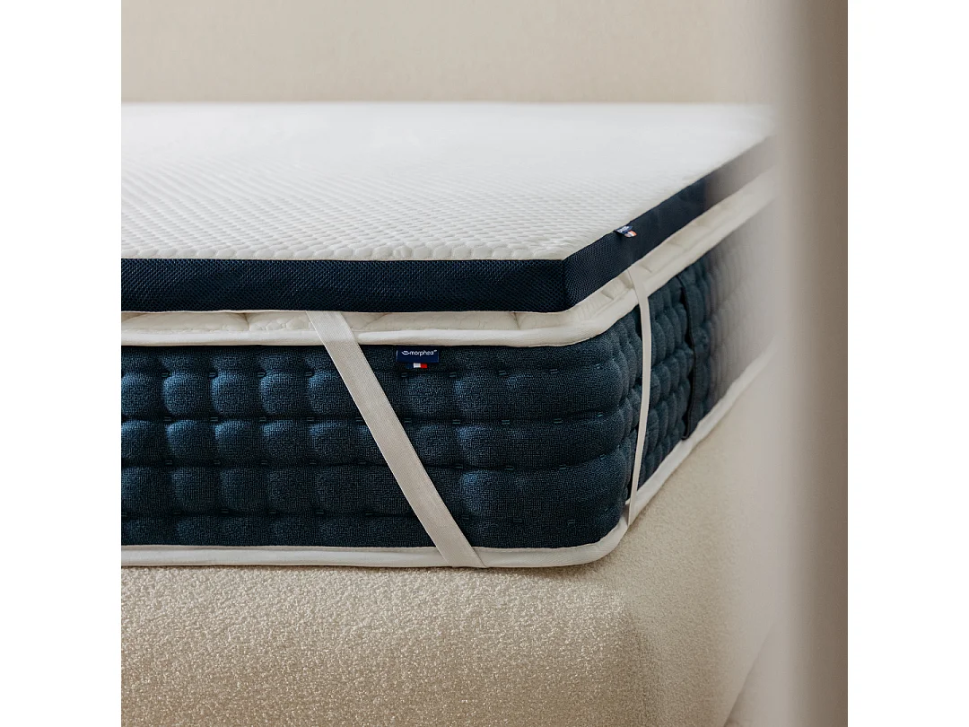 Surmatelas mémoire de forme 200x200 épais 5cm