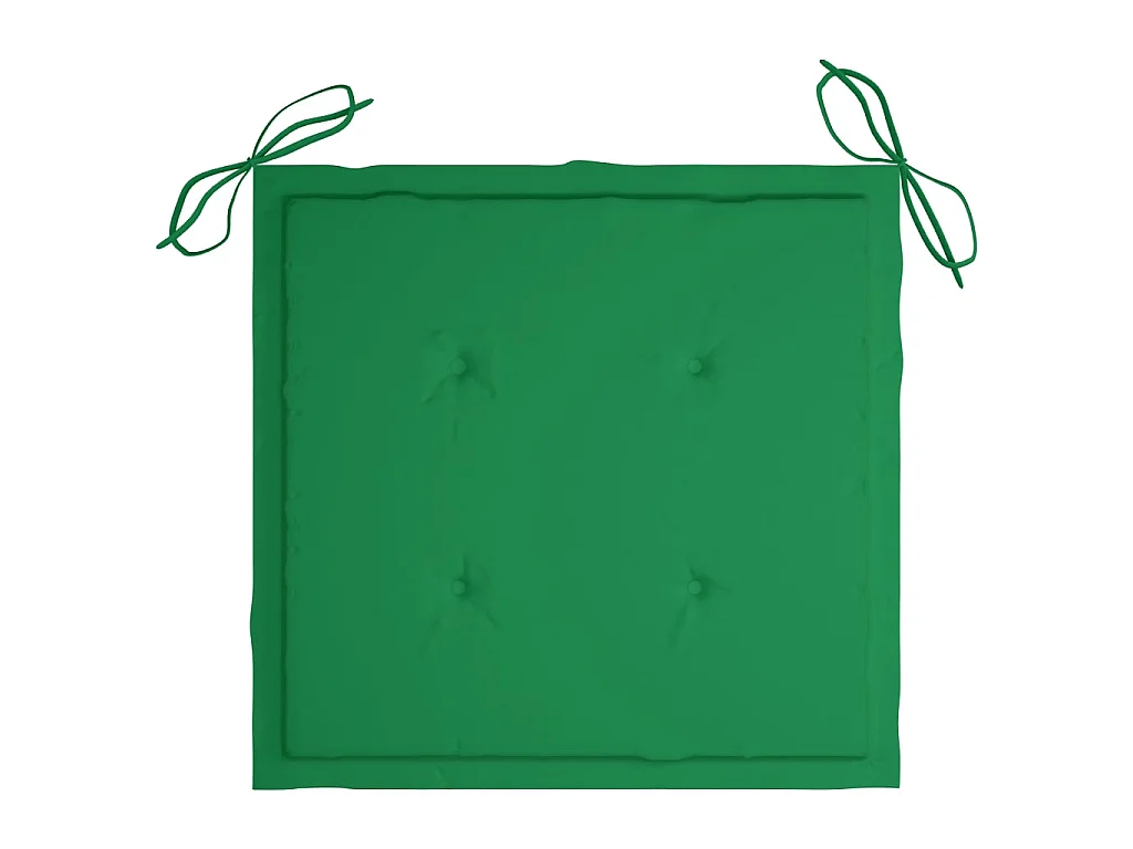 Chaises de jardin 2 pcs avec coussins Bois de teck massif 6