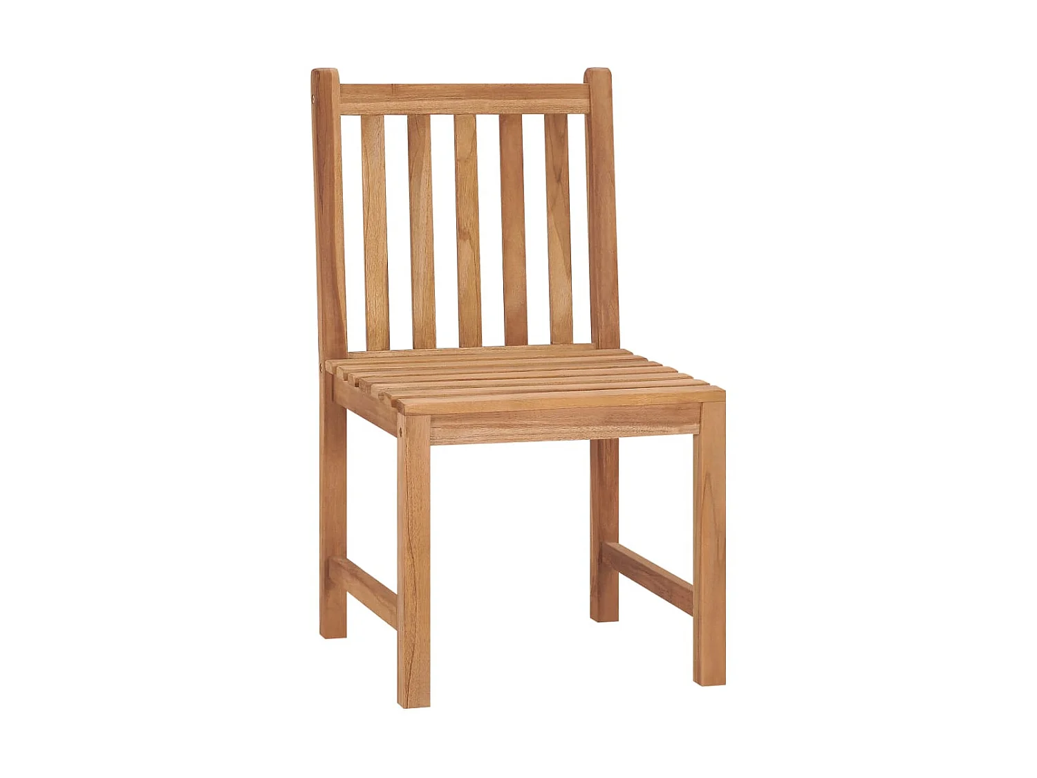 Chaises de jardin 2 pcs Bois de teck solide 2