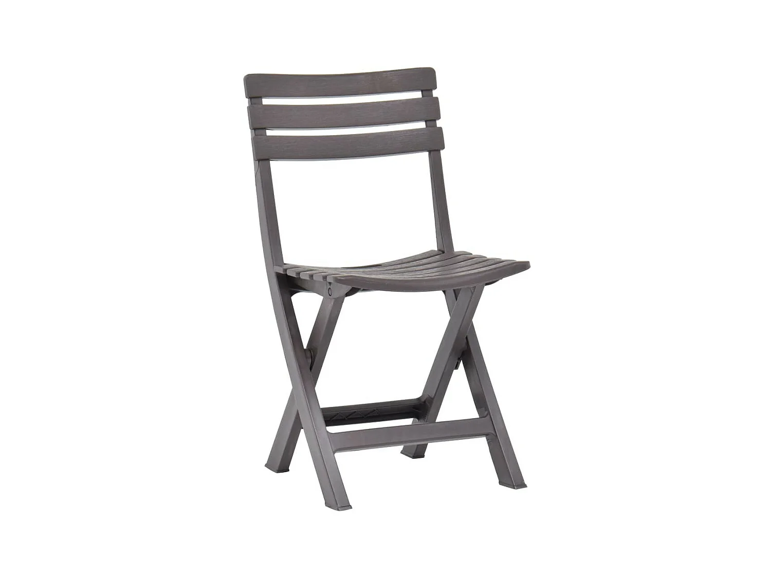 Chaises de jardin pliables 2 pcs Plastique Mocha