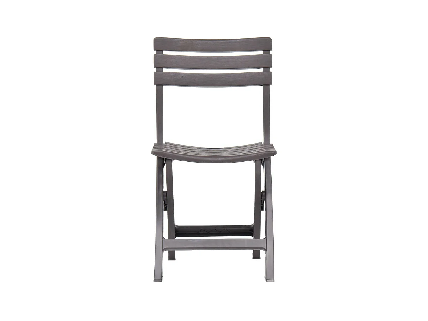 Chaises de jardin pliables 2 pcs Plastique Mocha