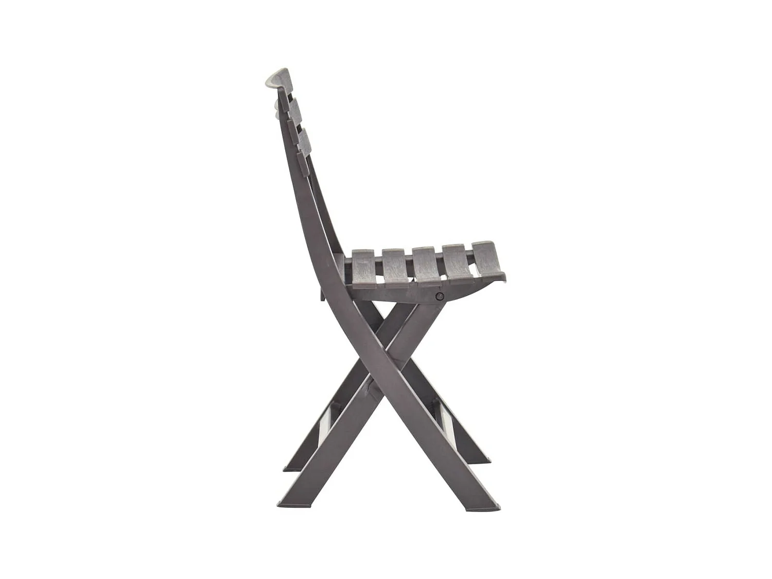 Chaises de jardin pliables 2 pcs Plastique Mocha