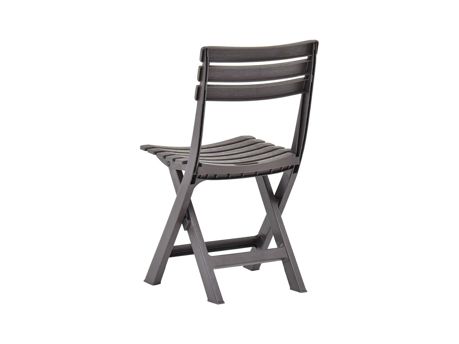 Chaises de jardin pliables 2 pcs Plastique Mocha