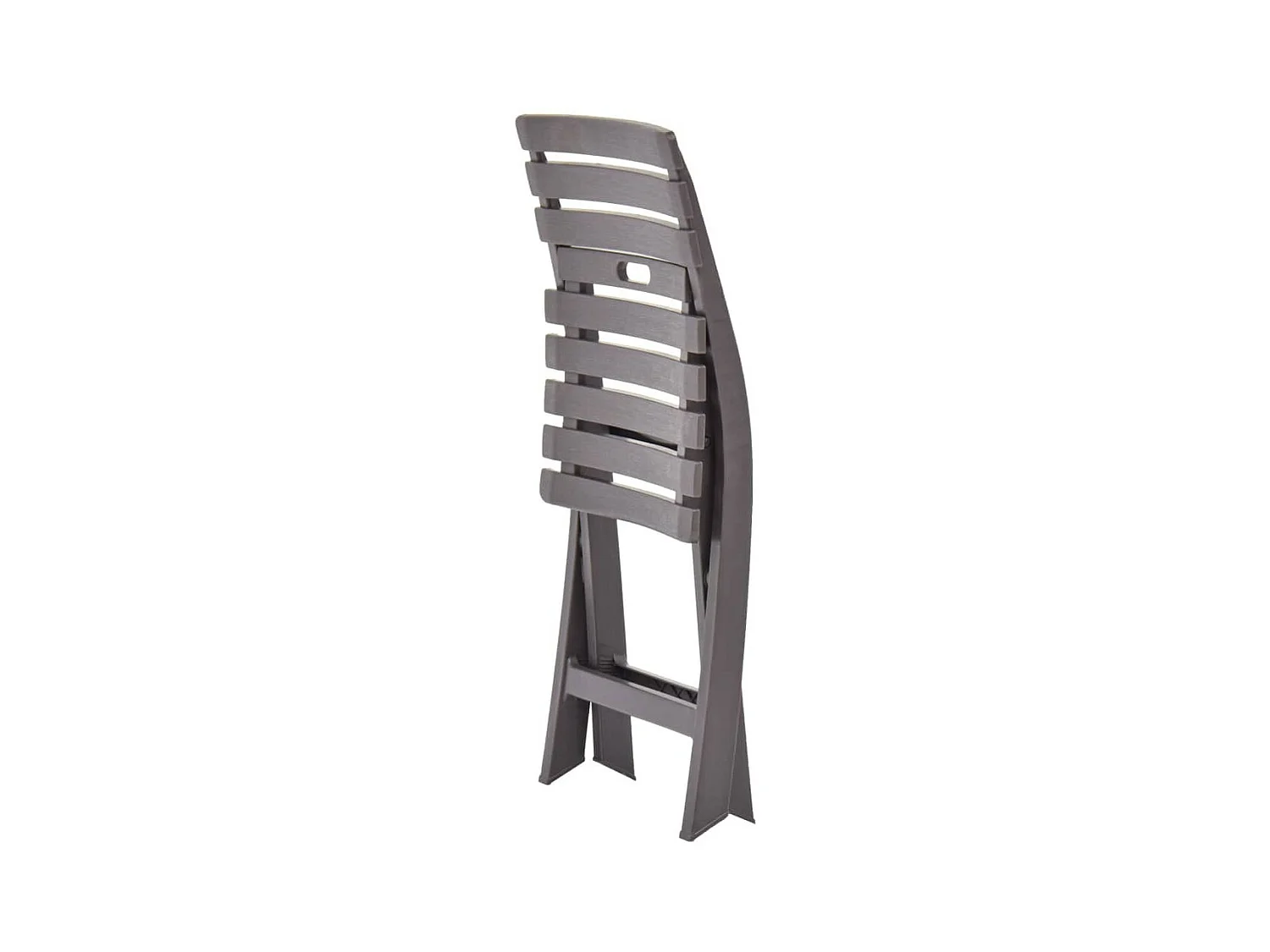 Chaises de jardin pliables 2 pcs Plastique Mocha