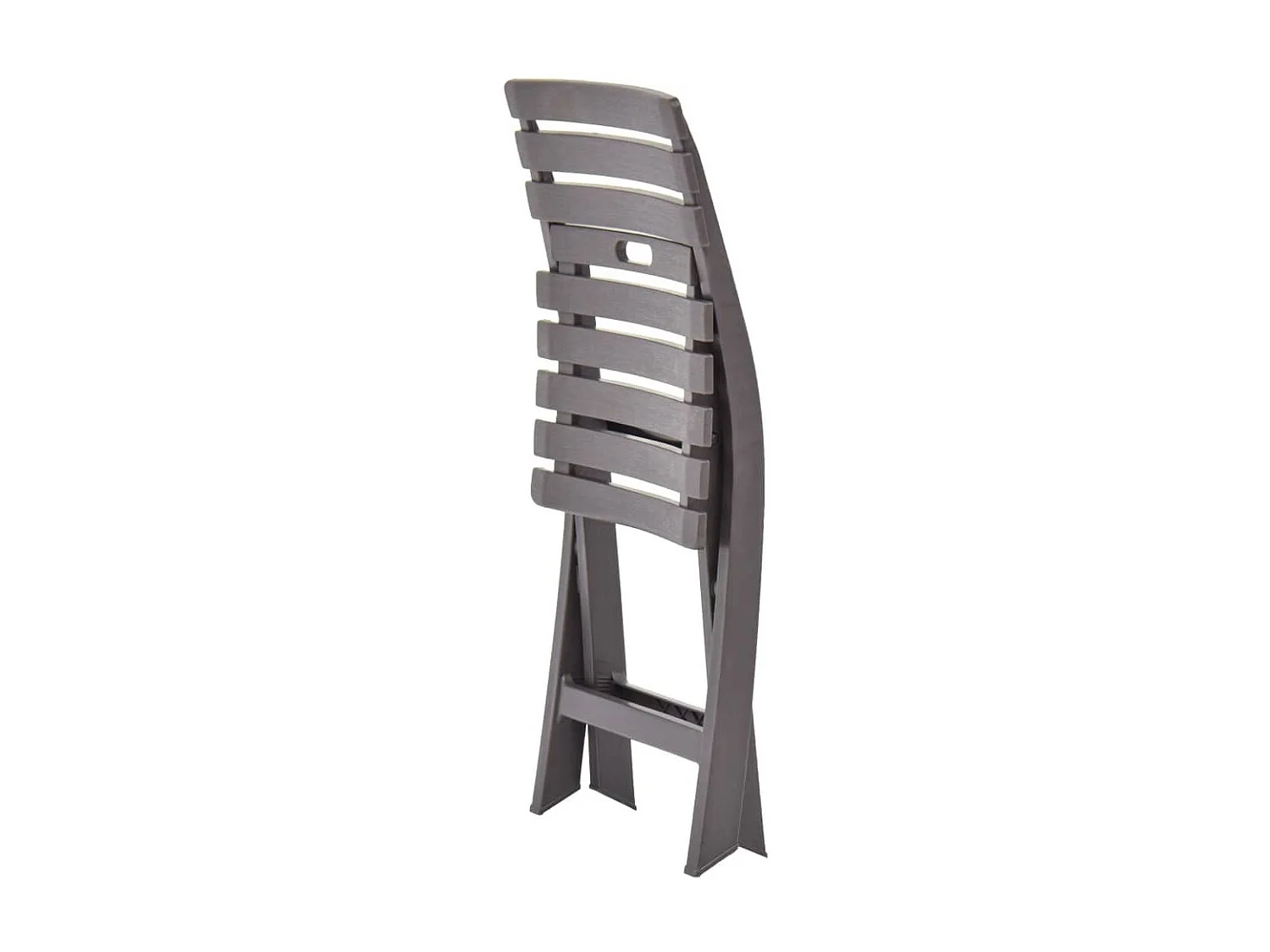 Chaises de jardin pliables 2 pcs Plastique Mocha
