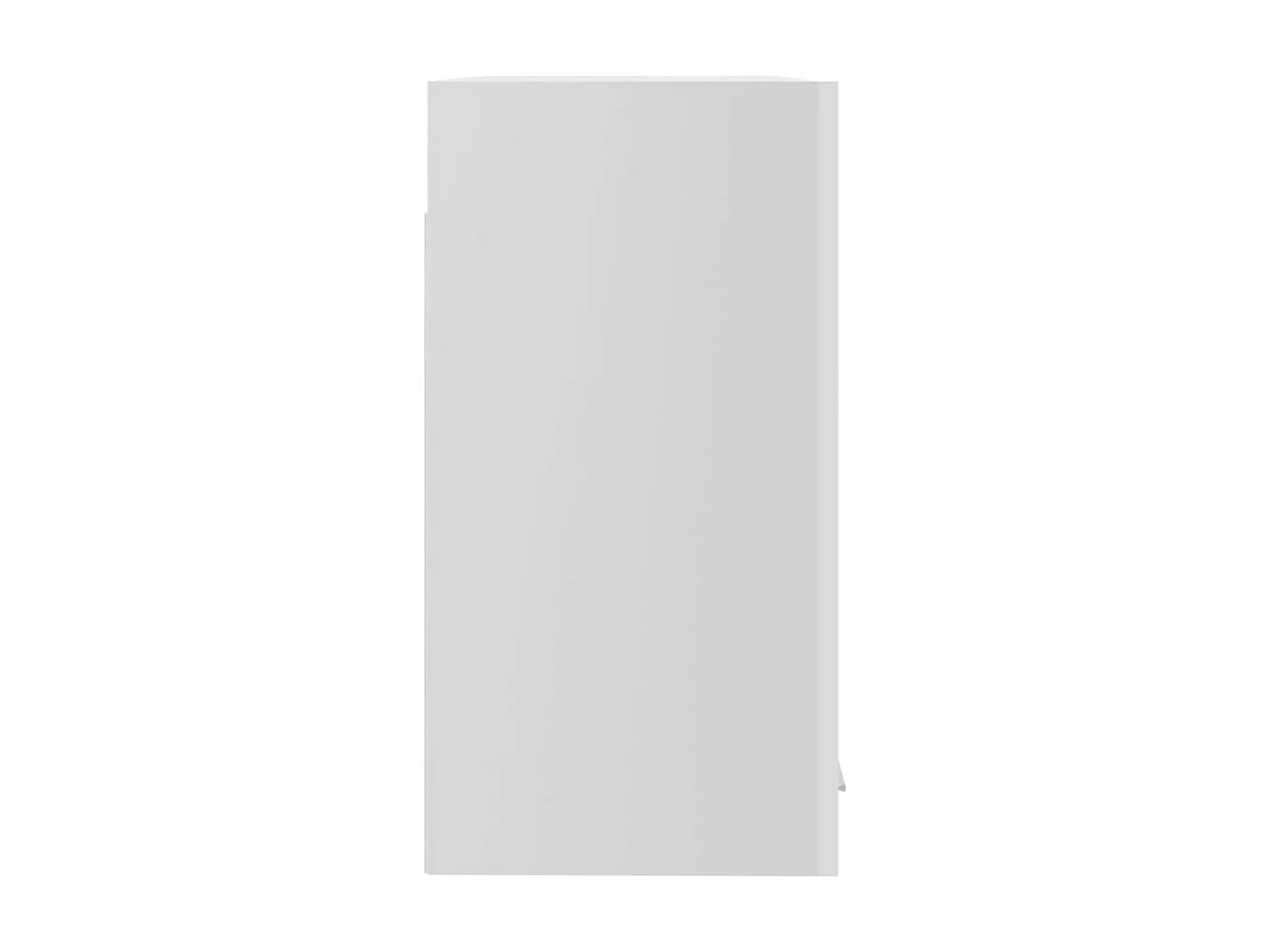 Armoire en verre suspendue Blanc brillant 60x31x60