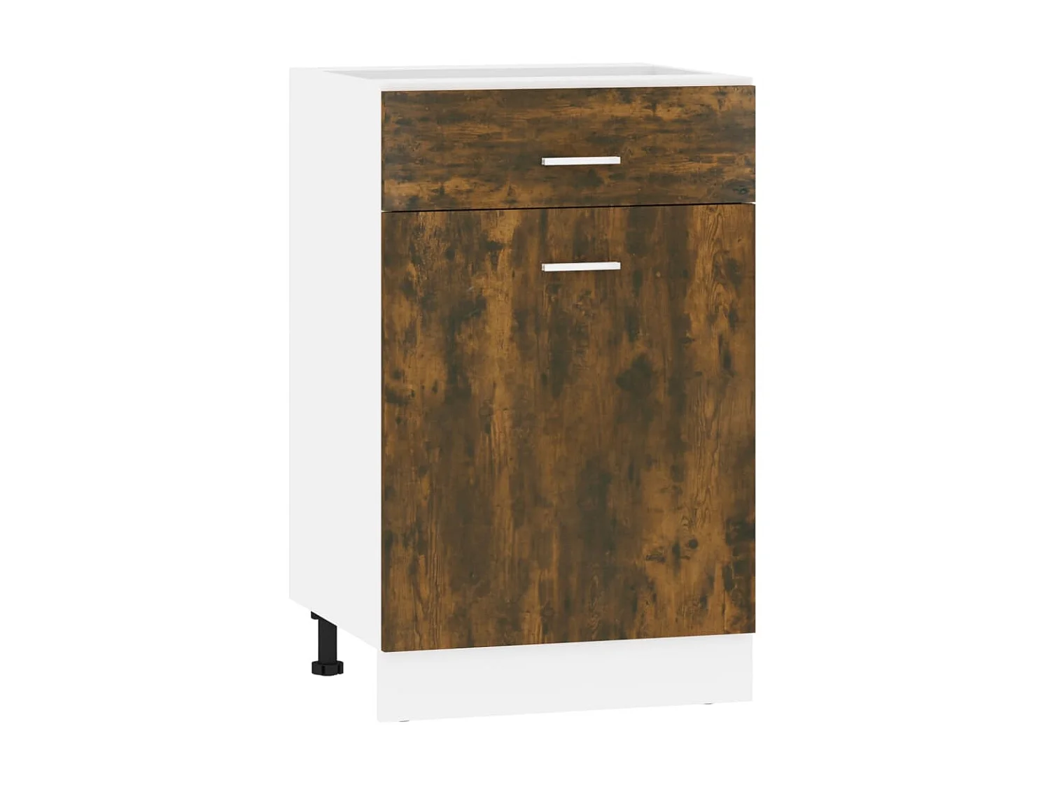 Armoire de plancher à tiroir Chêne fumé 50x46x81,5 Bois