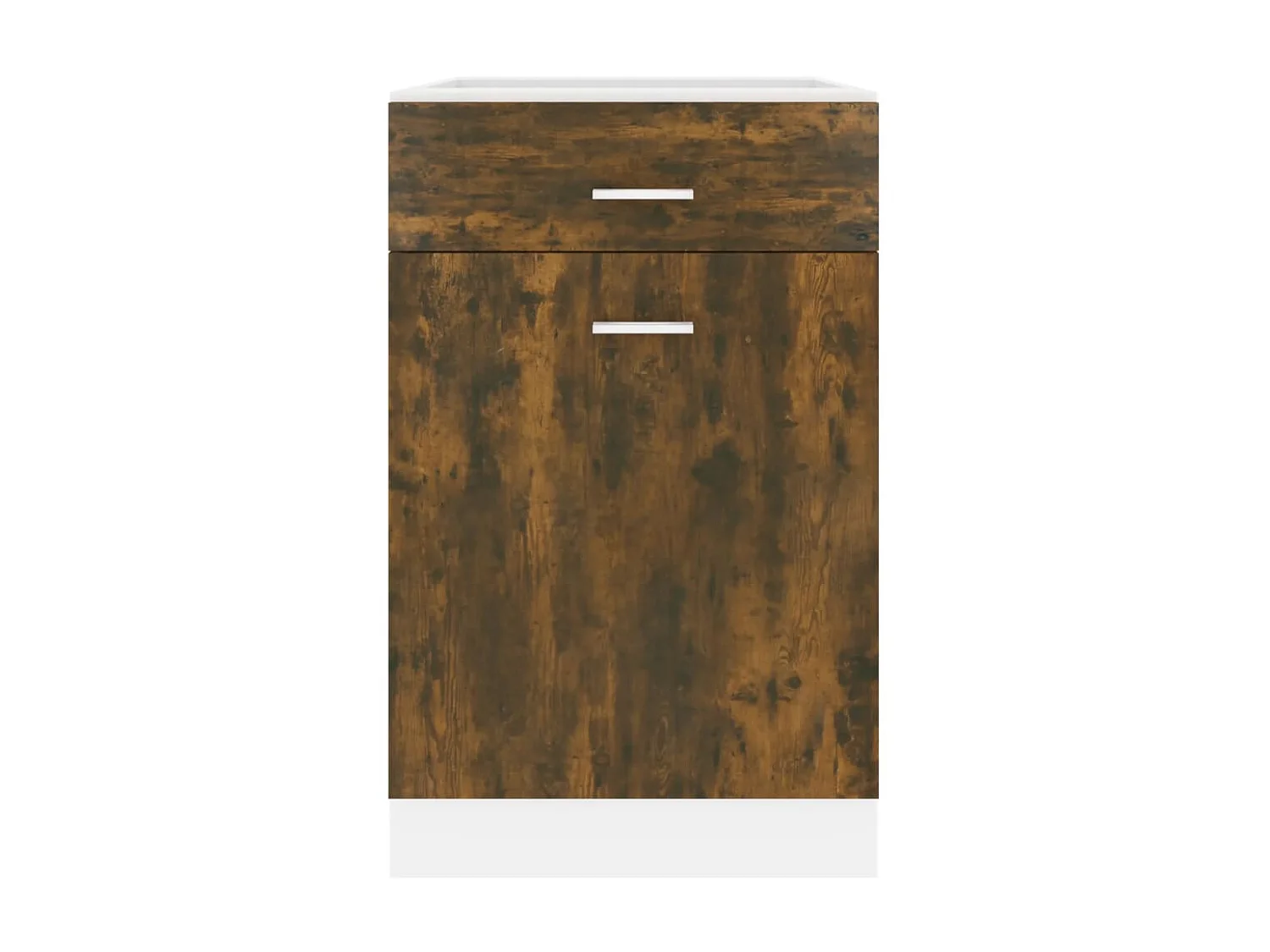 Armoire de plancher à tiroir Chêne fumé 50x46x81,5 Bois