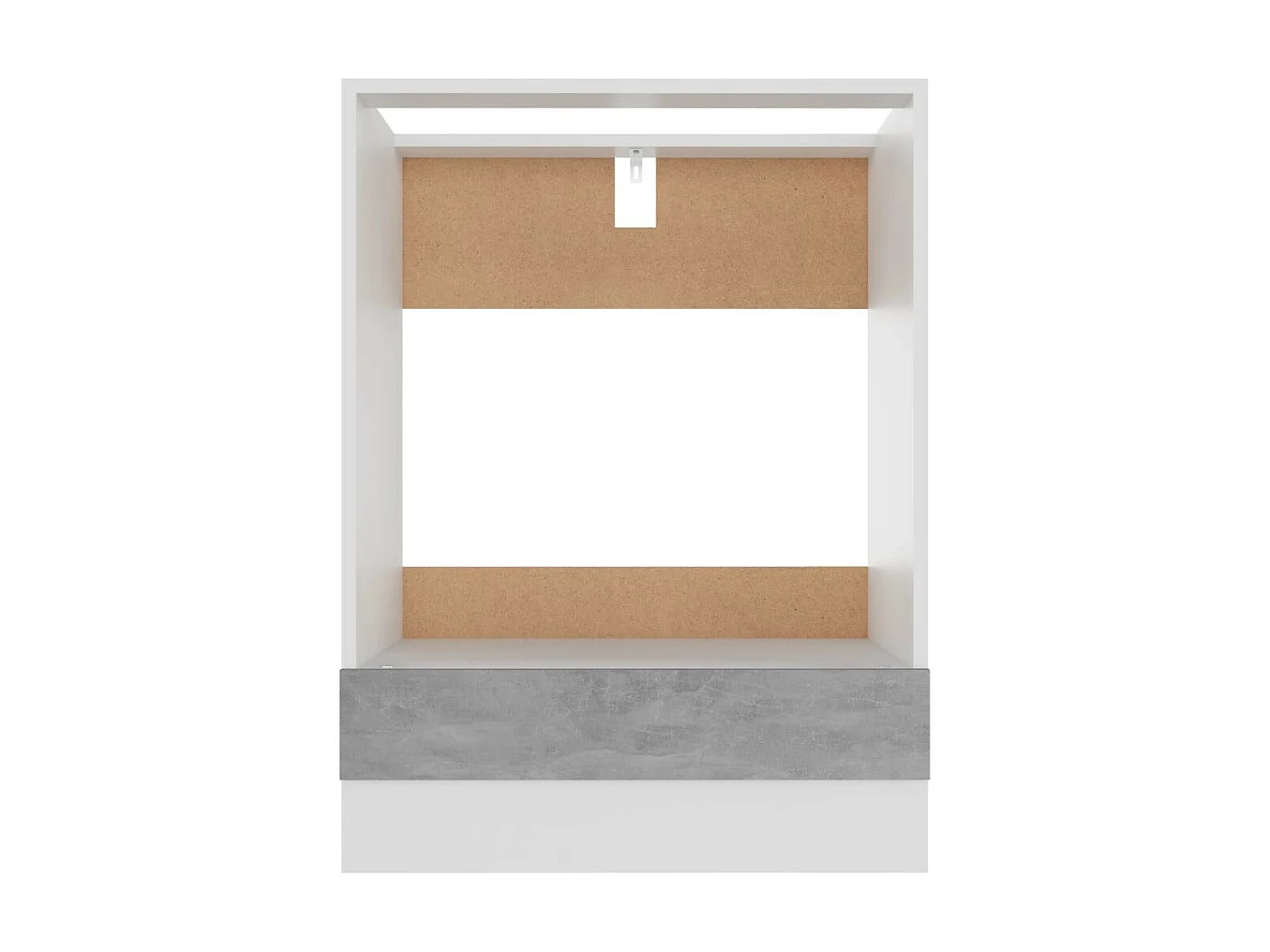 Armoire de cuisine Gris béton 60x46x81,5